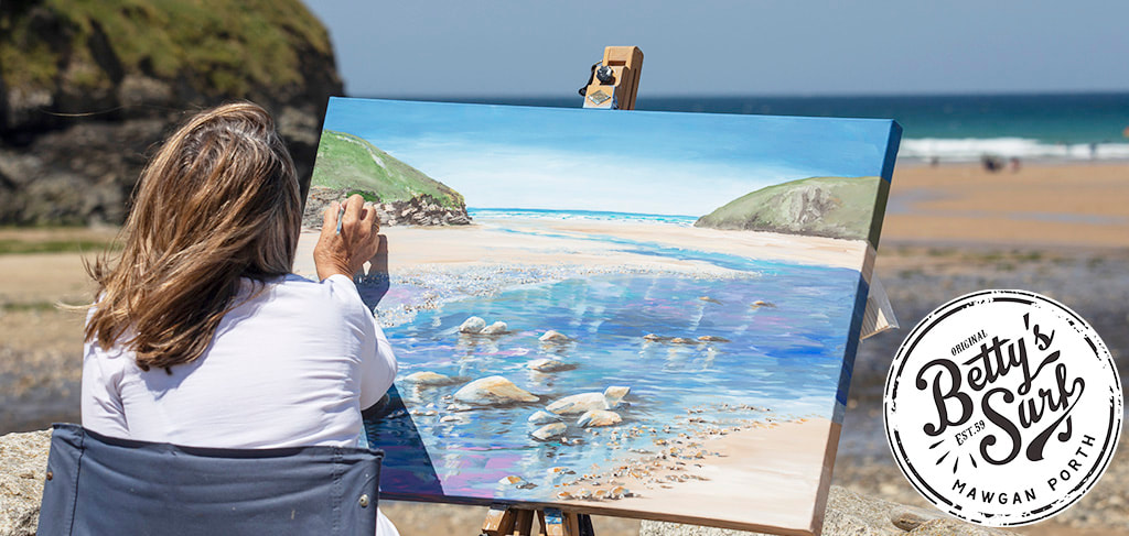 Art lessons and painting in Mawgan porth cornwall
