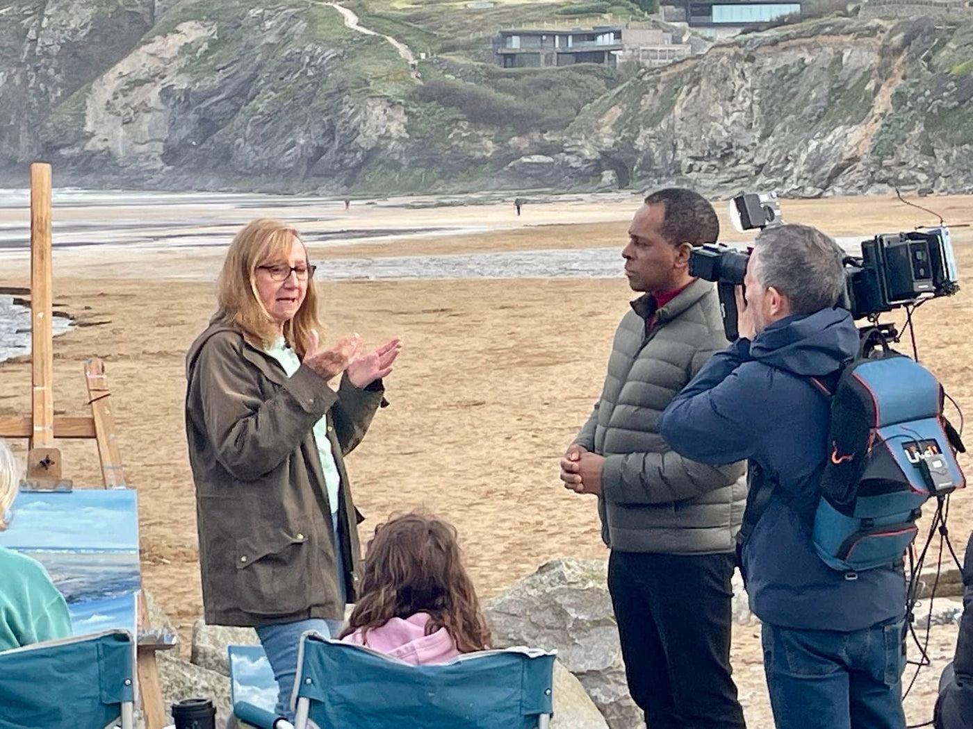 ITV at Mawgan Porth Beach
