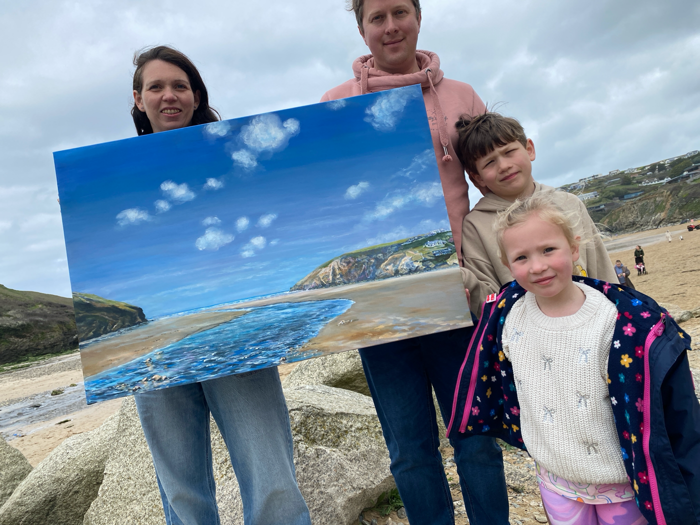Mawgan Porth beach commission
