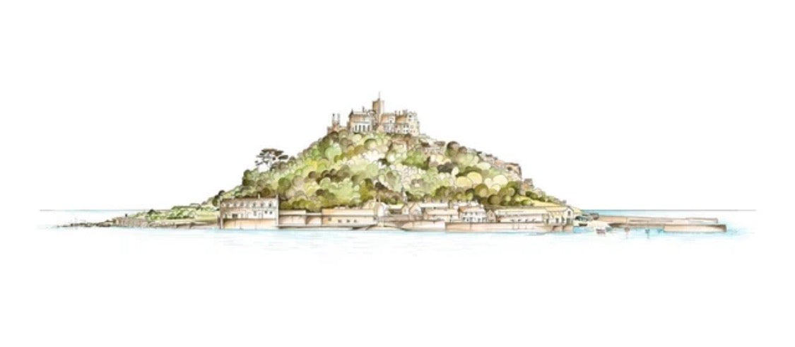 St Michael’s Mount Print, Cornwall