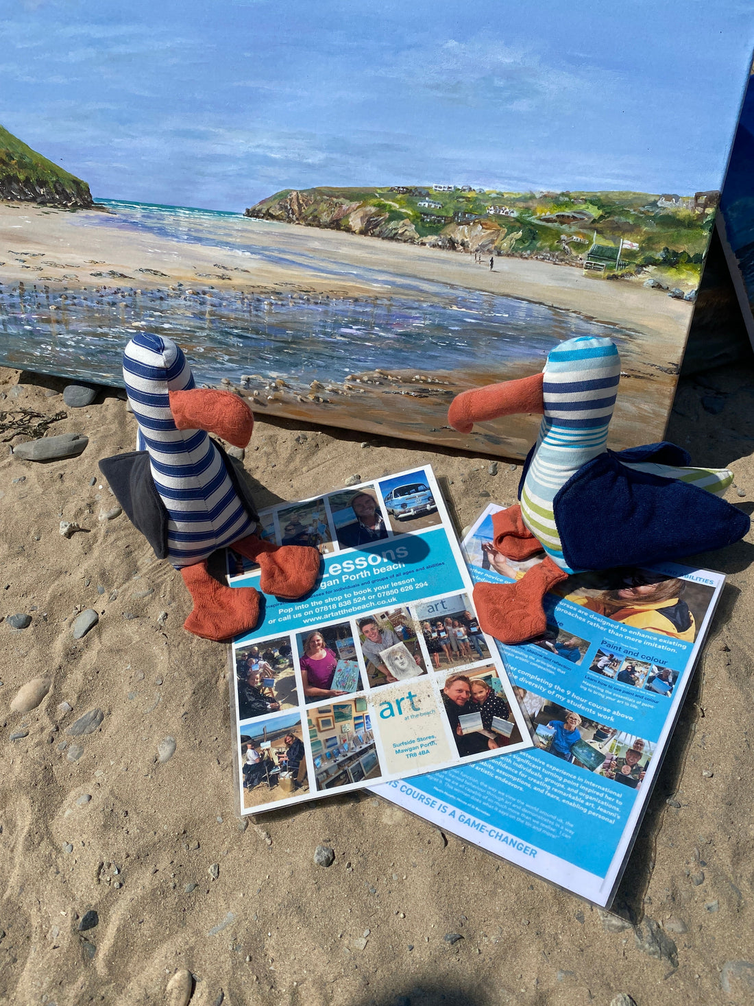 Meet My Handmade Beach Gull Assistants
