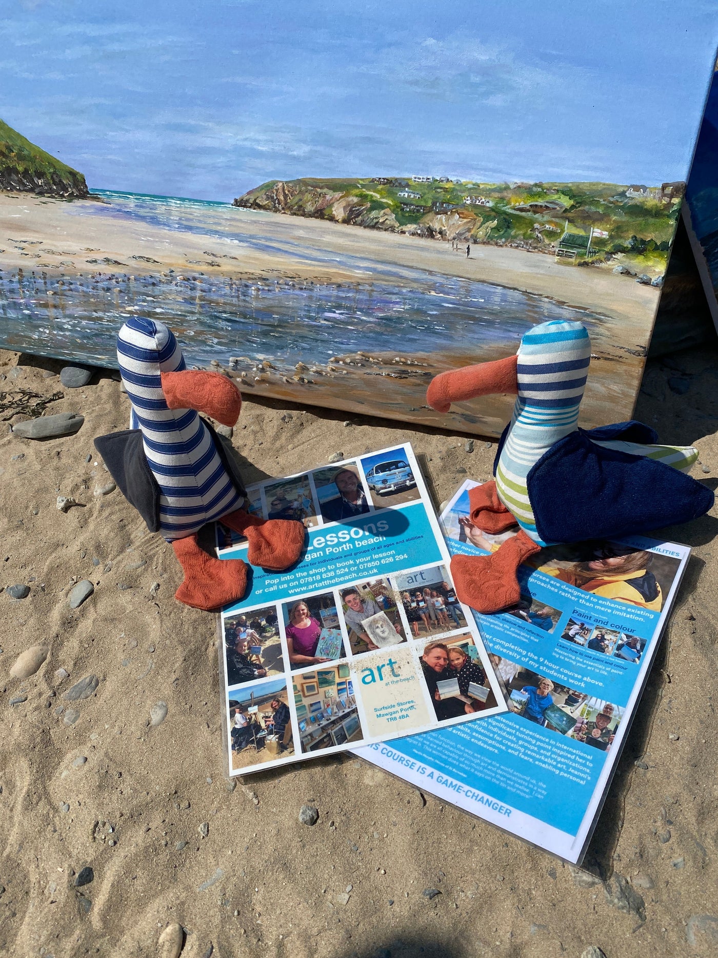 Meet My Handmade Beach Gull Assistants