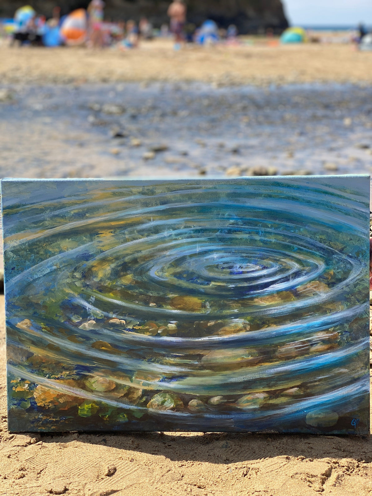 Pebble in the Stream | Artist in Mawgan Porth