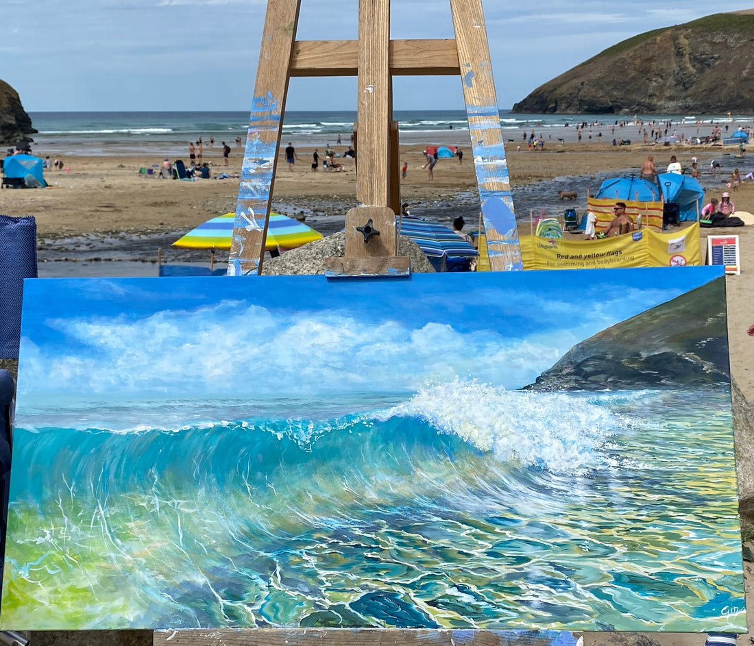 Mawgan Porth Painting | Cornwall Artist Jeanni