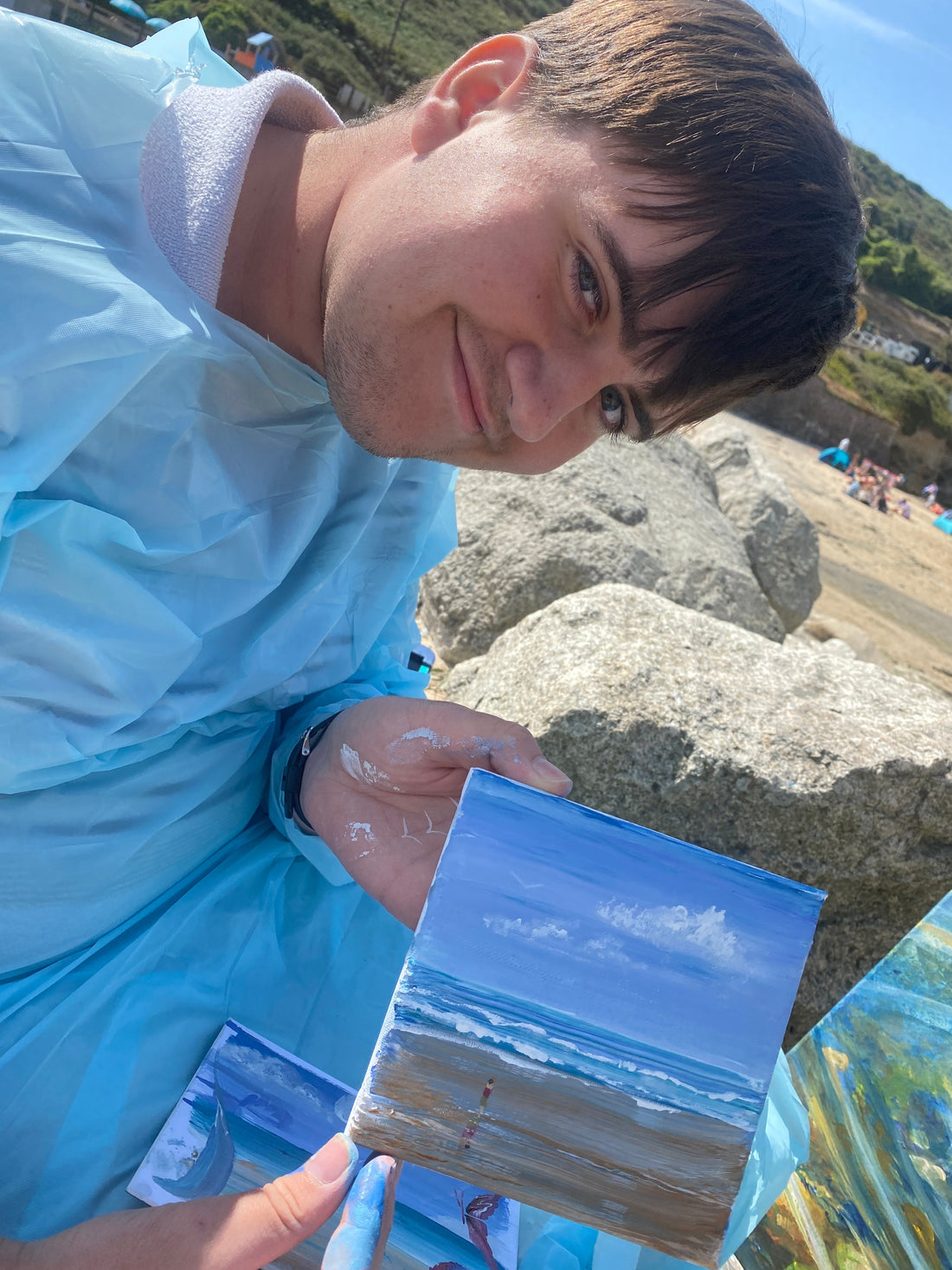 Art Lessons at Mawgan Porth Cornwall | Art At The Beach
