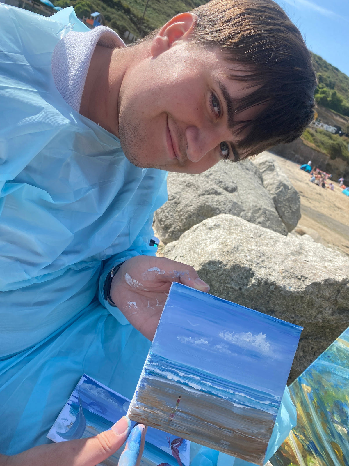 Art Lessons at Mawgan Porth Cornwall | Art At The Beach