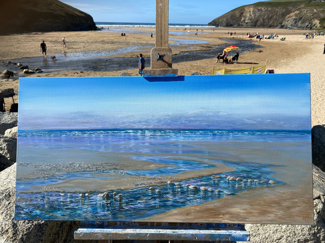 Mawgan Porth Original Painting | Cornwall Artist