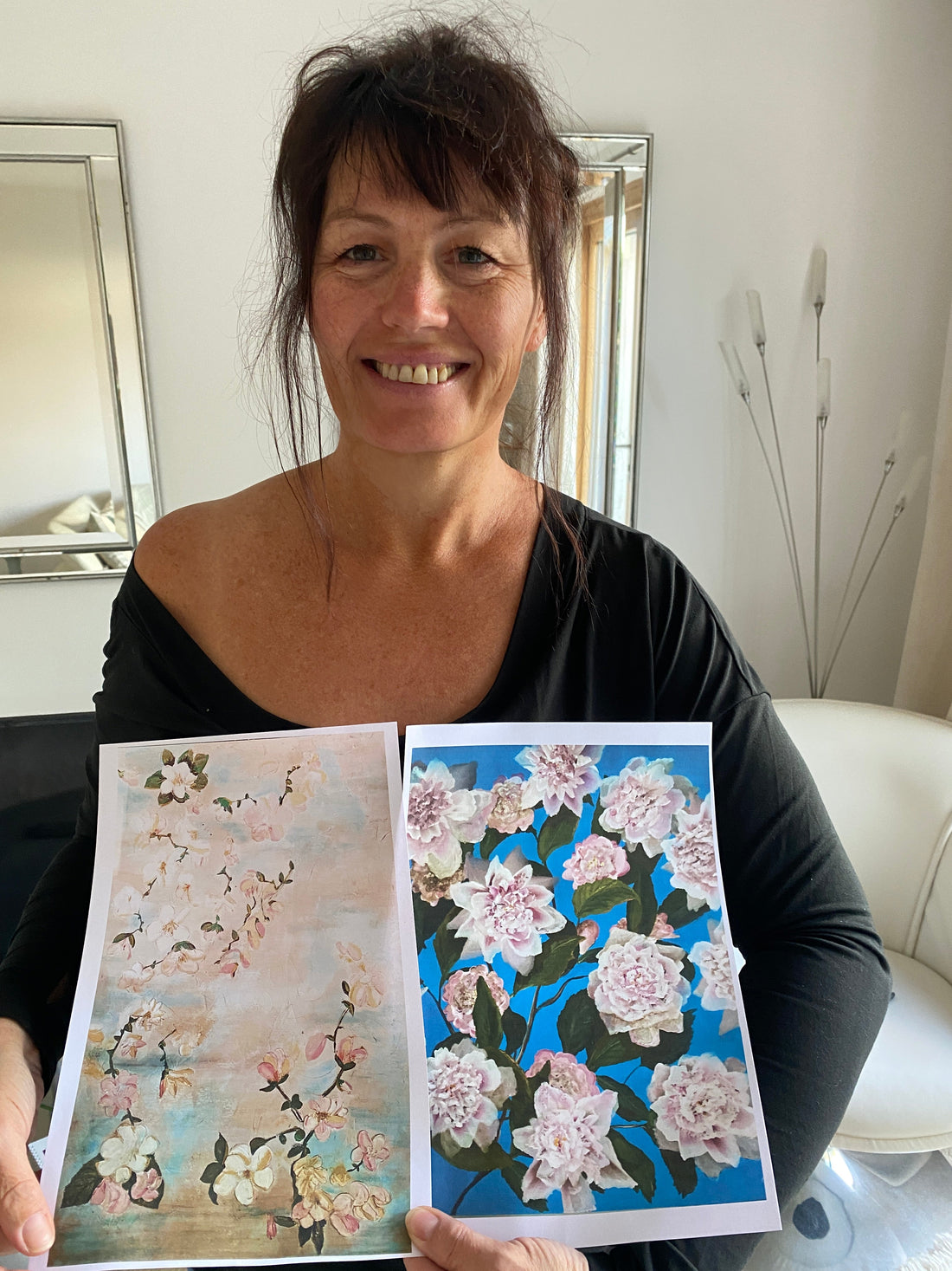 Painting Three-Dimensional Flowers | Art Lessons Cornwall
