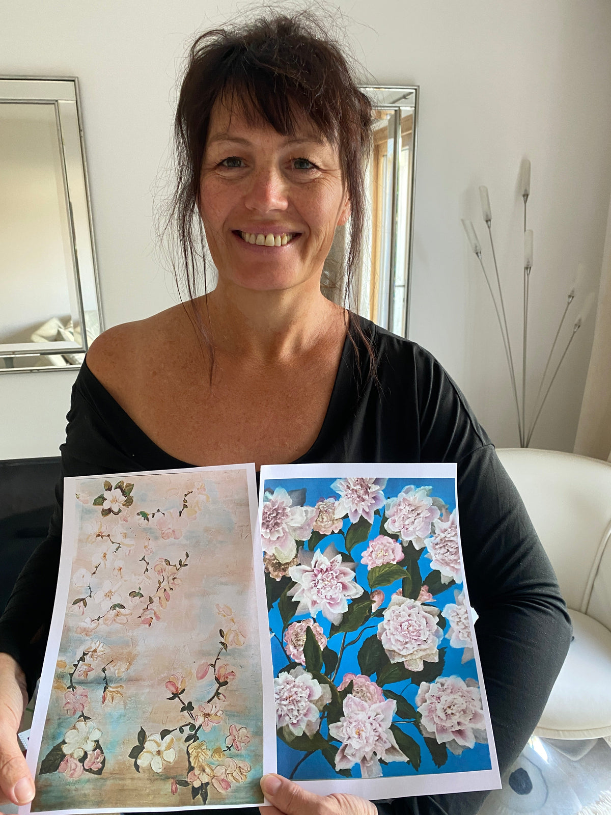 Painting Three-Dimensional Flowers | Art Lessons Cornwall