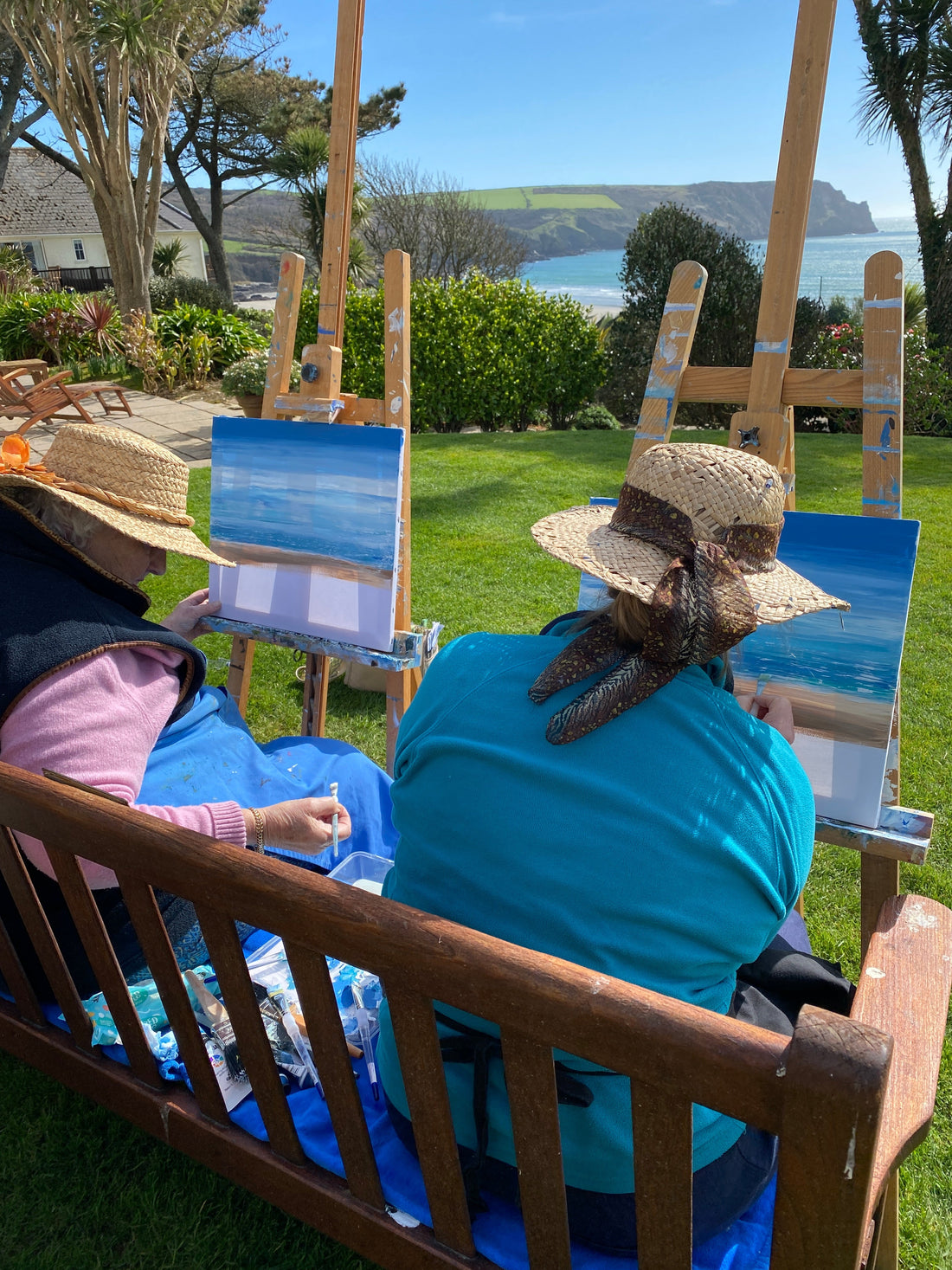 Art Lesson Nare Hotel Cornwall