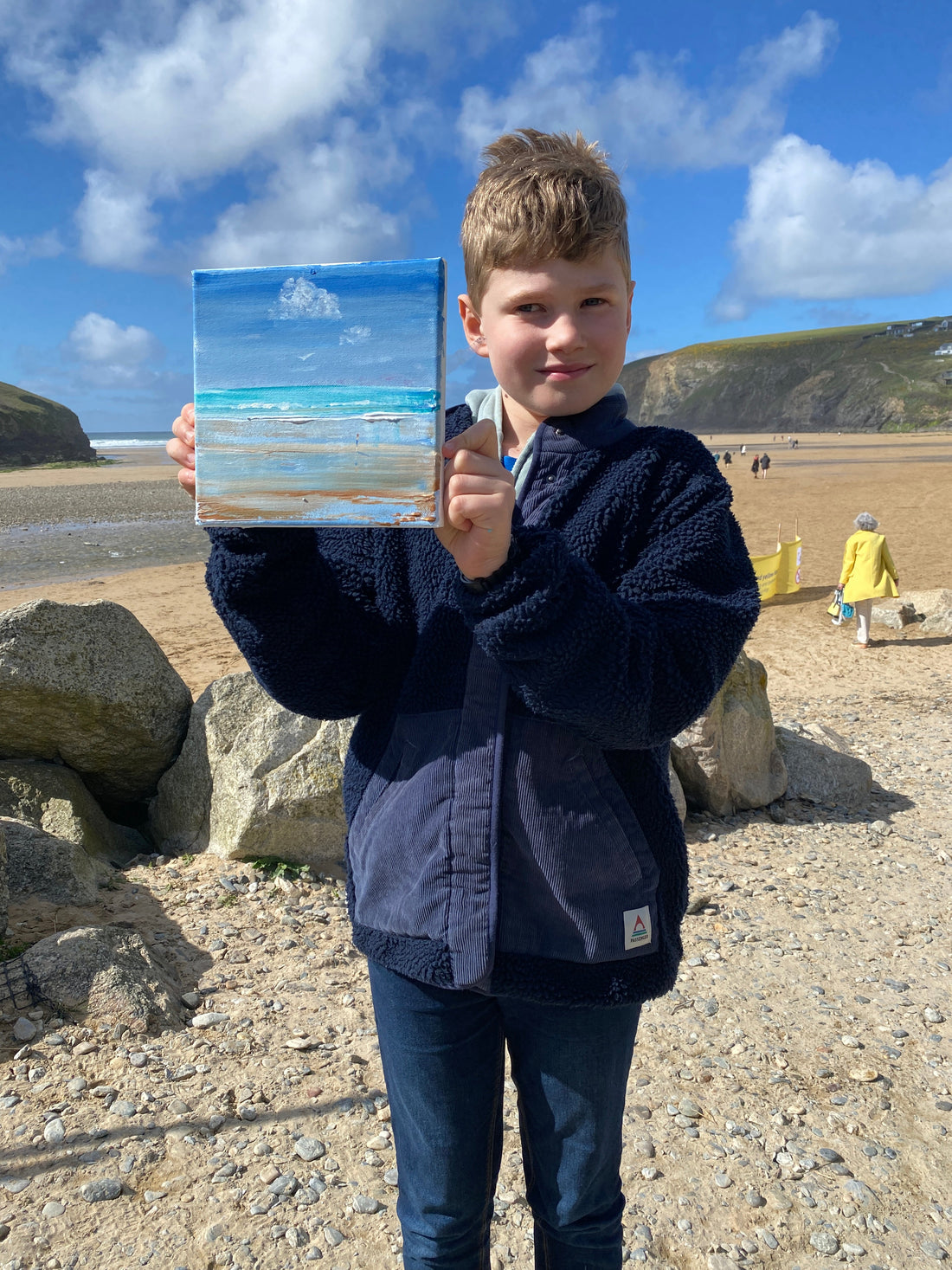 Young artist learning to see Mawgan Porth