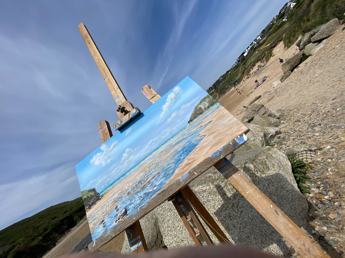 A Beautiful Day at Mawgan Porth