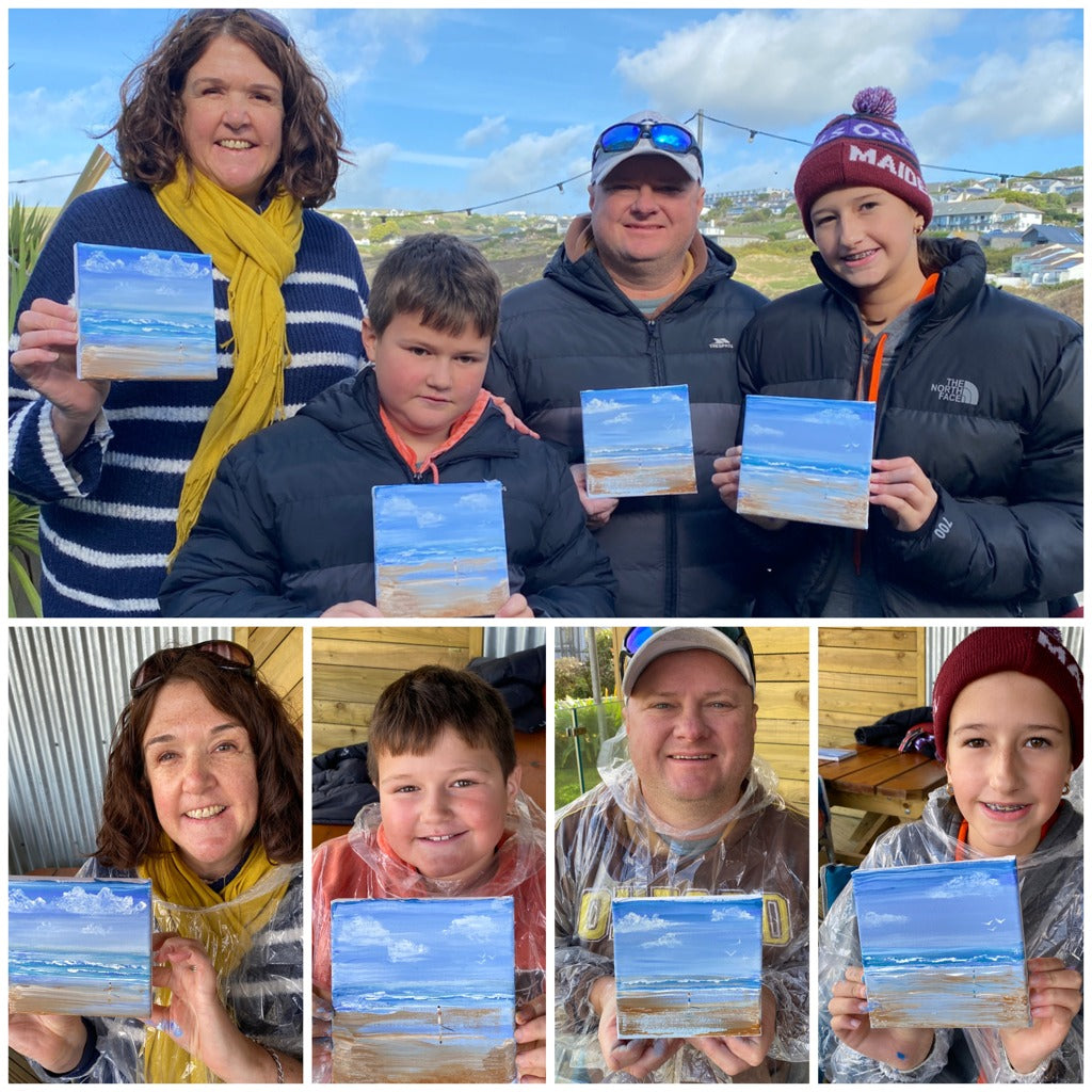 Family Art by the Sea – Learning the Language of Light at Mawgan Porth