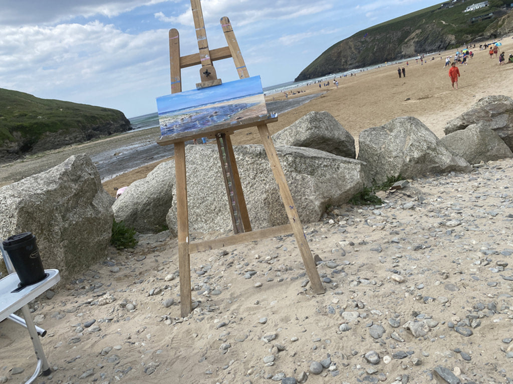 En plein air Mawgan Porth…
