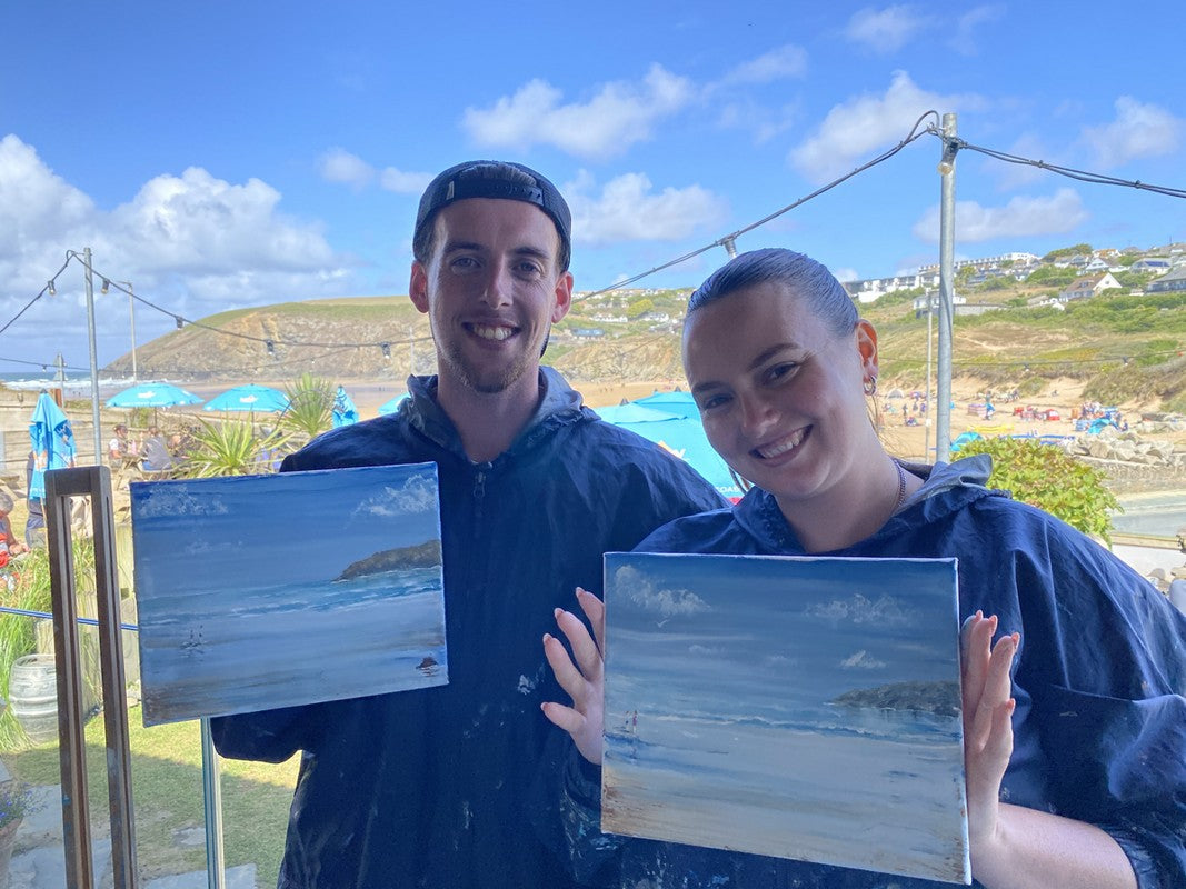 A fun and windswept day celebrating love, art and Cornish kindness