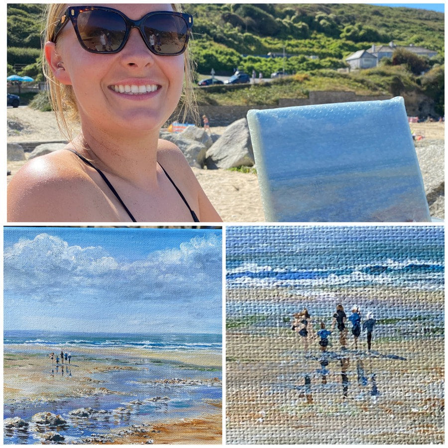 Fun, laughter and a personalised painting