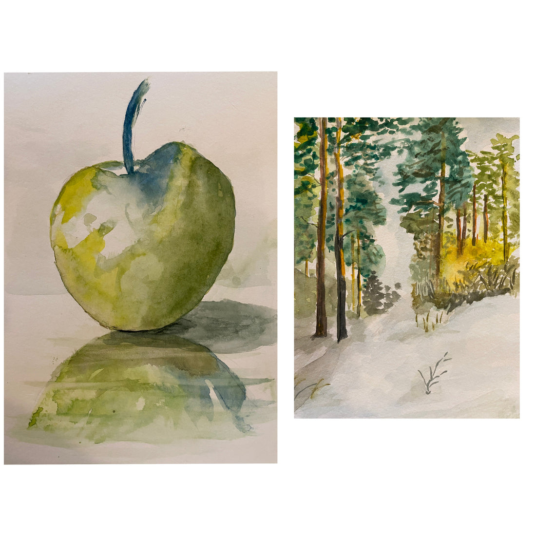 From Looking to Seeing: Understanding Watercolour