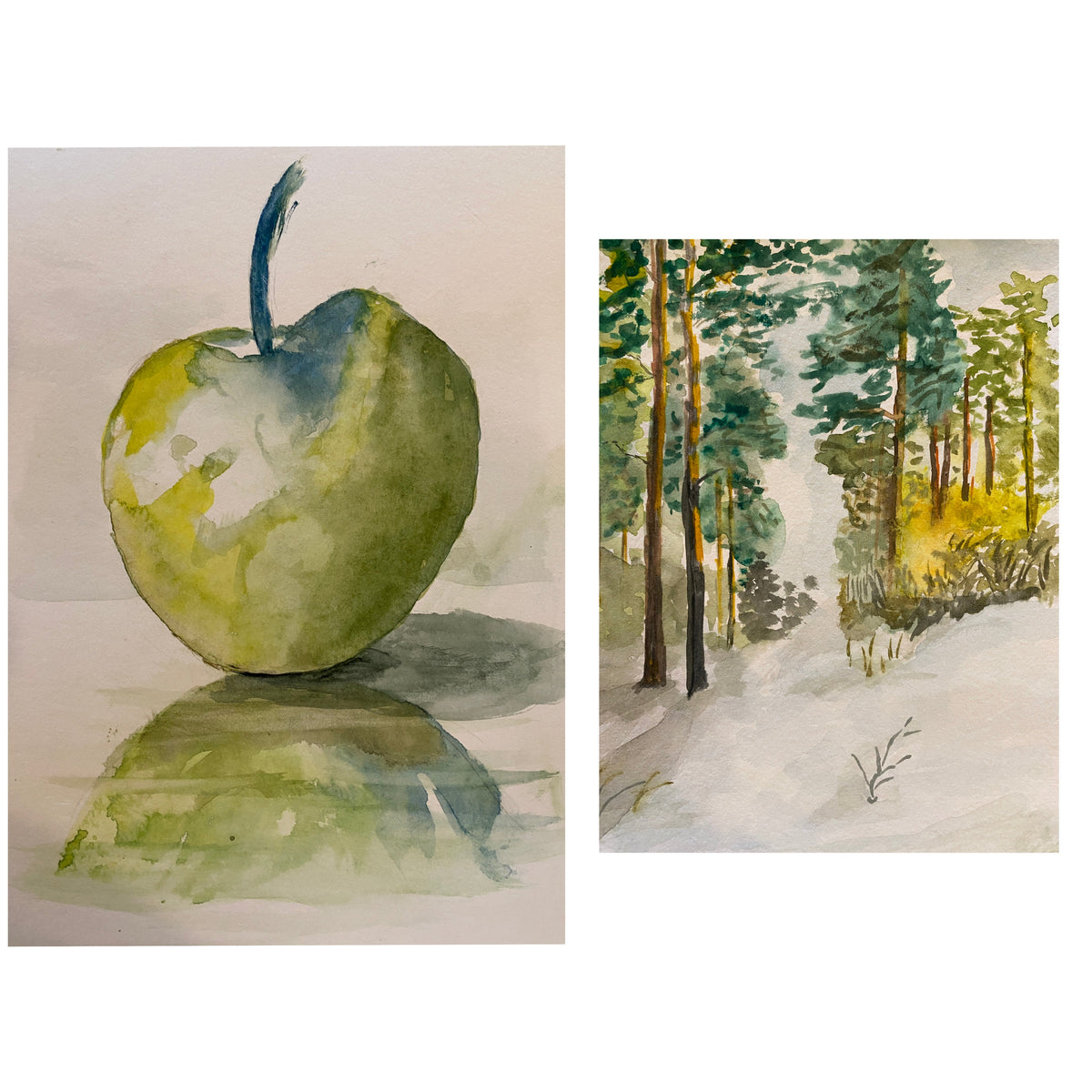 From Looking to Seeing: Understanding Watercolour