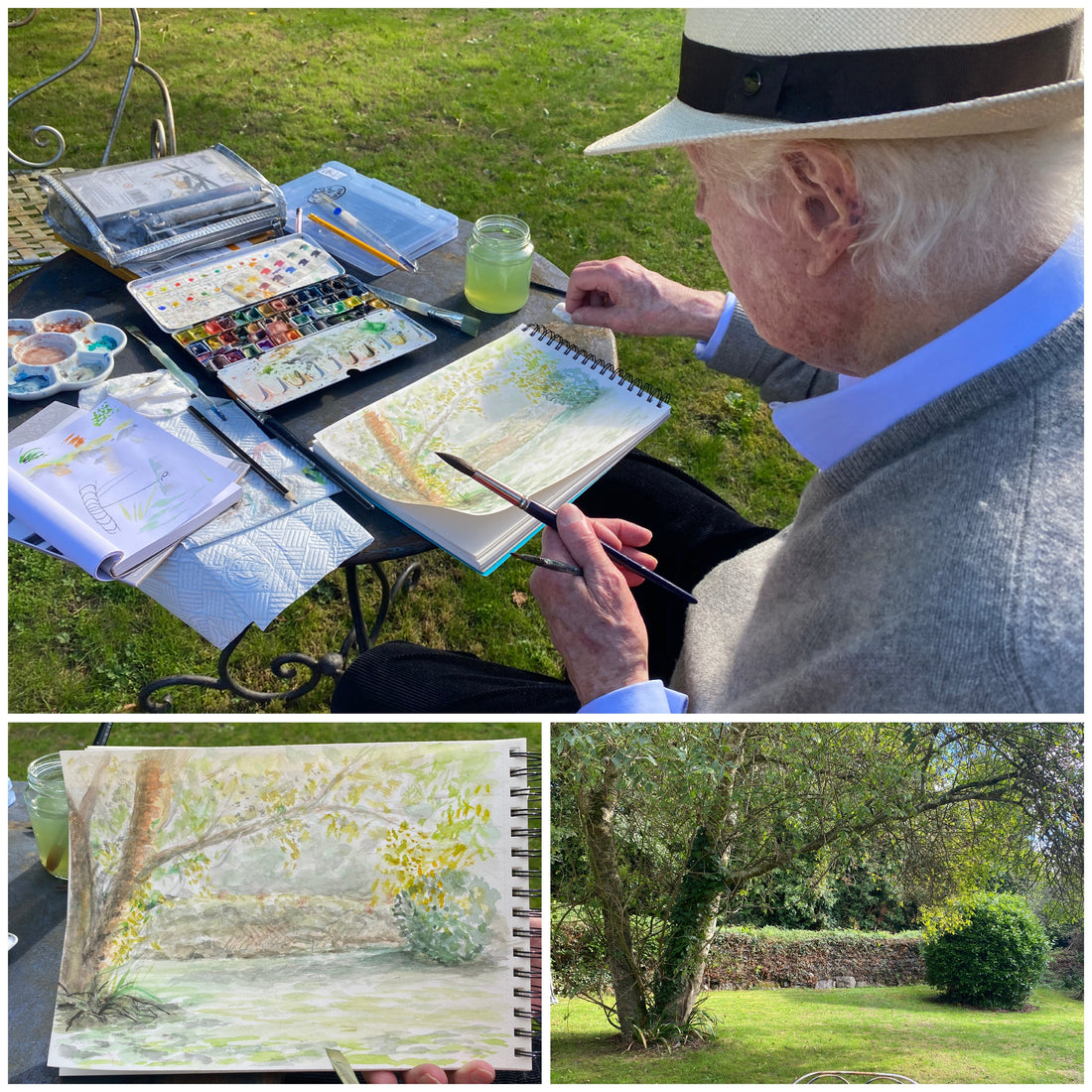 Watercolour Art Lessons in Cornwall En Plein Air