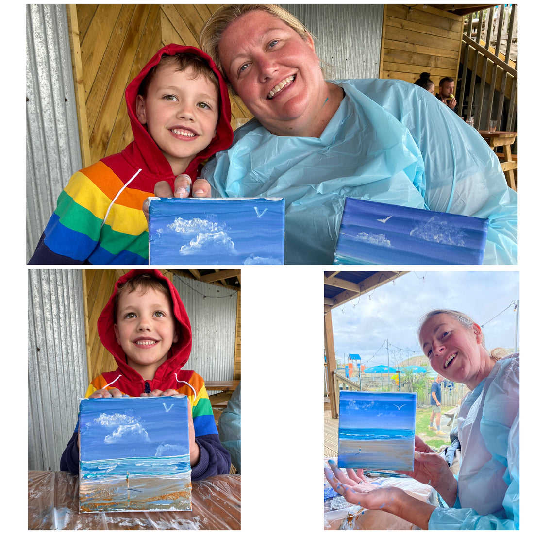 Art at the Beach Painting Lesson in Mawgan Porth