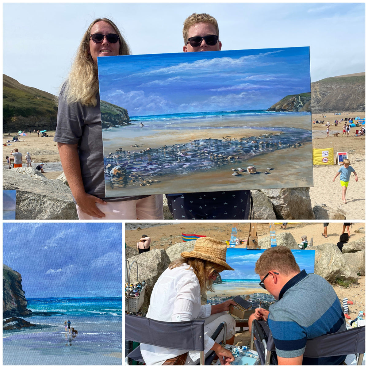 Mawgan Porth Art: Becoming Part of the Painting