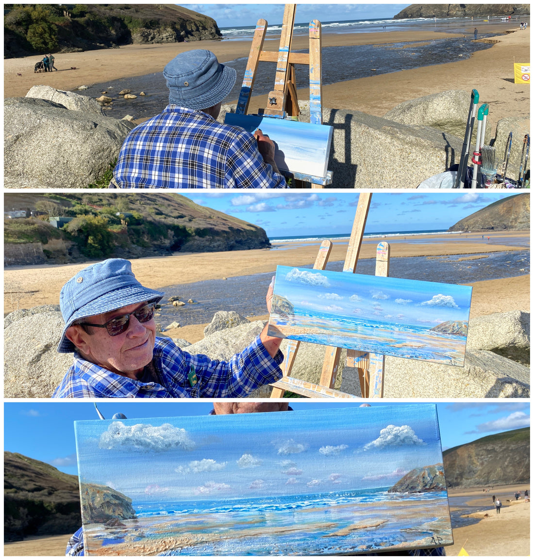 Painting Lessons at Mawgan Porth Cornwall