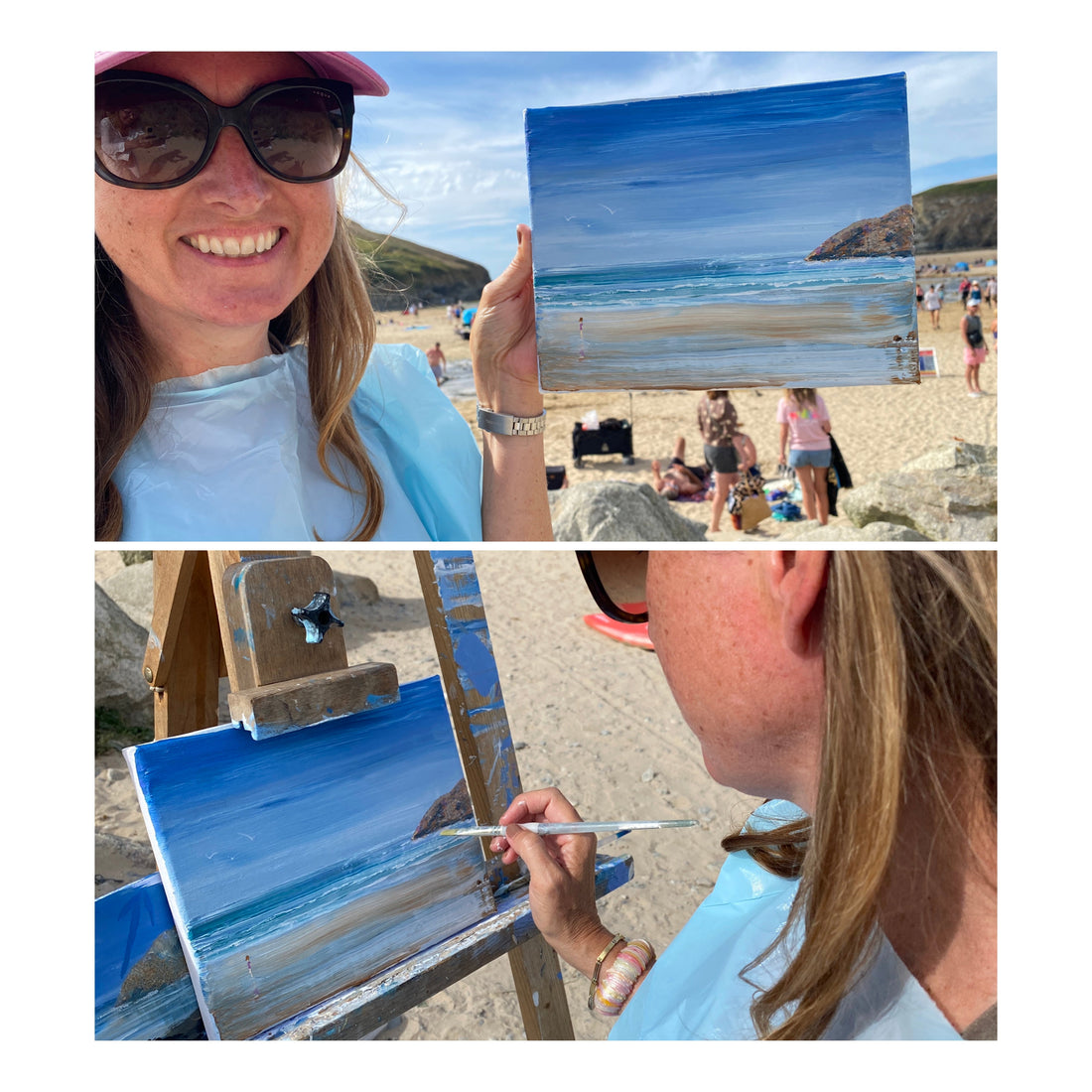 En Plein Air Painting in Mawgan Porth