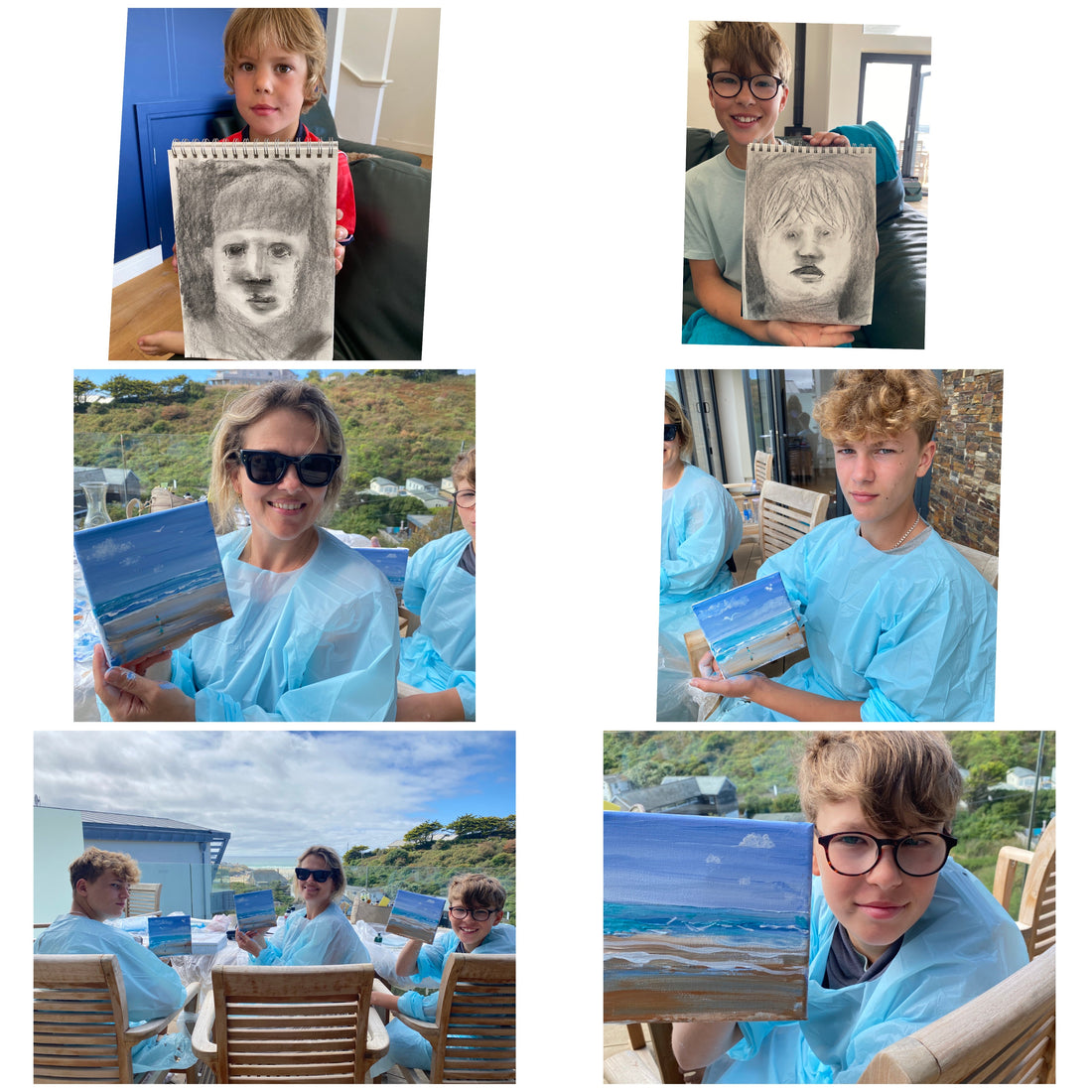 Family Art Lessons in Cornwall | Art At The Beach