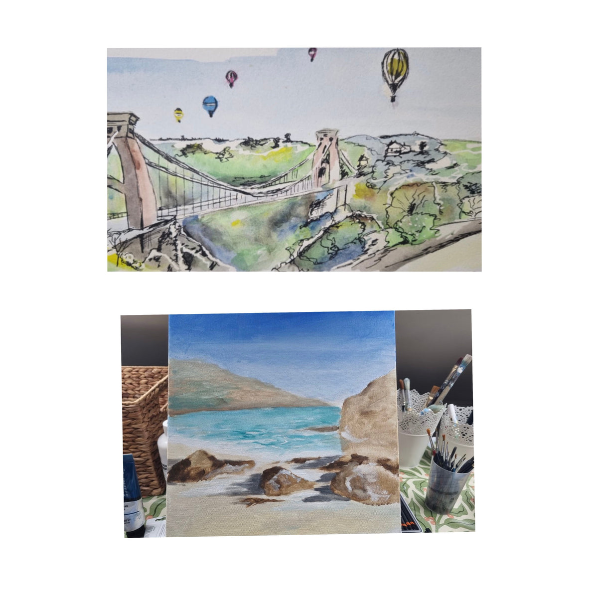 From Mawgan Porth to Zoom: Finding Freedom in Art