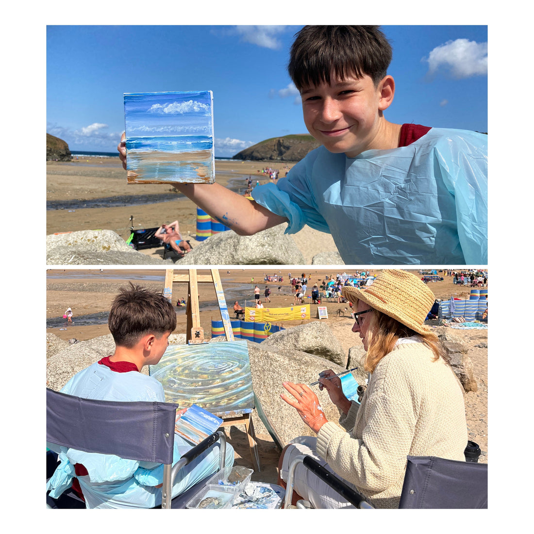 Children’s Art Lessons in Mawgan Porth, Cornwall