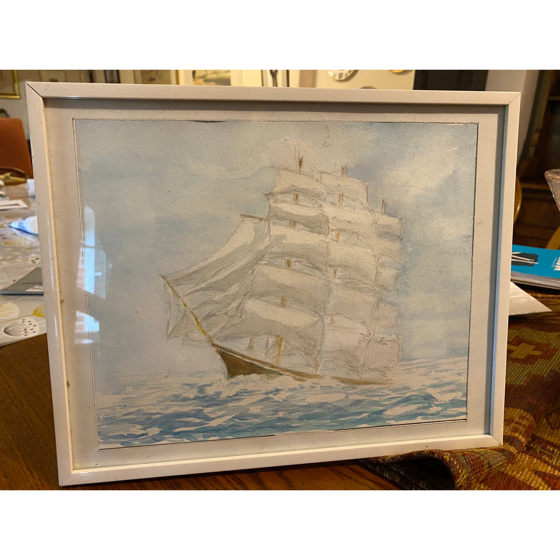 Learning Watercolour: Painting a Tall Ship in Full Sail