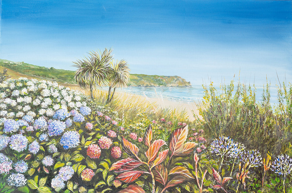 High Speed Painting of Nare Head from the Nare Hotel Gardens…