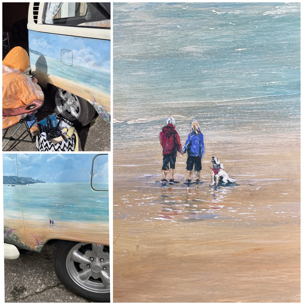 Painting Cornwall in Motion… adding life to a rolling seascape