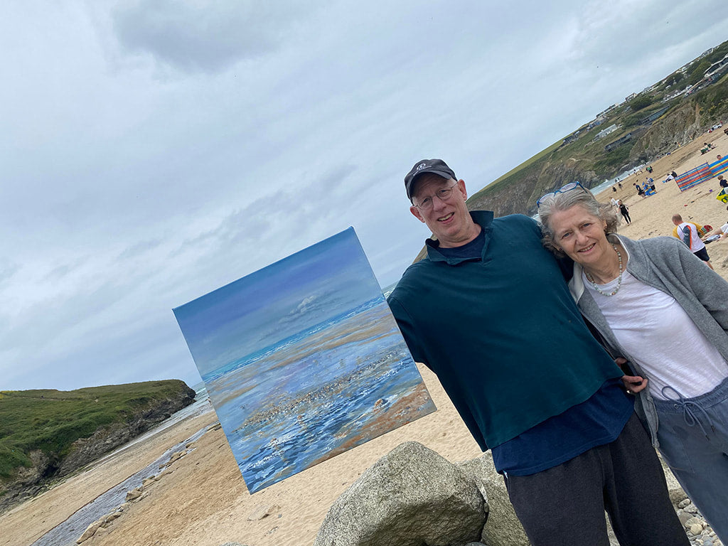 A Serendipitous Encounter on Mawgan Porth Beach