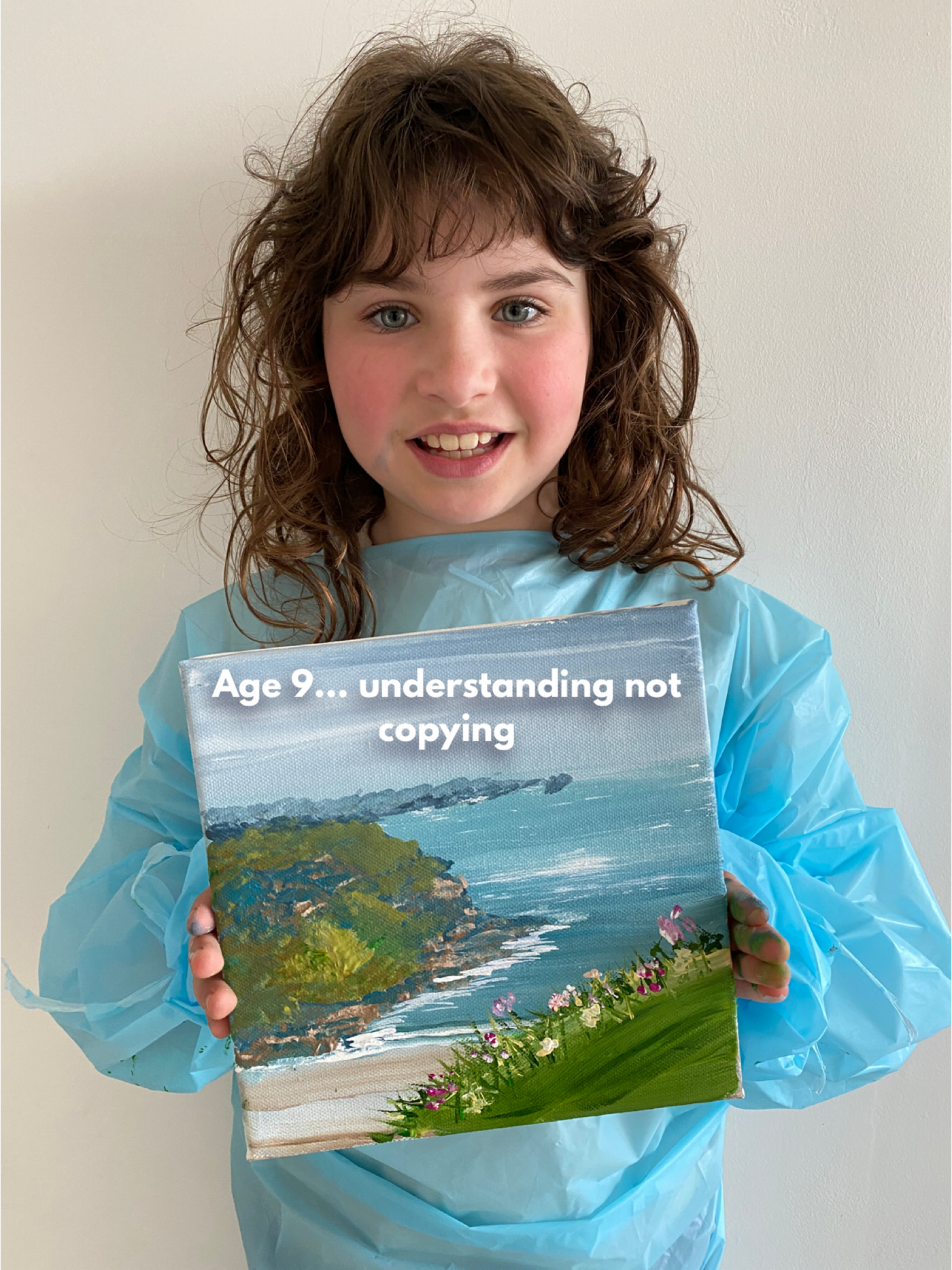 Young Artist Seascape Cornwall