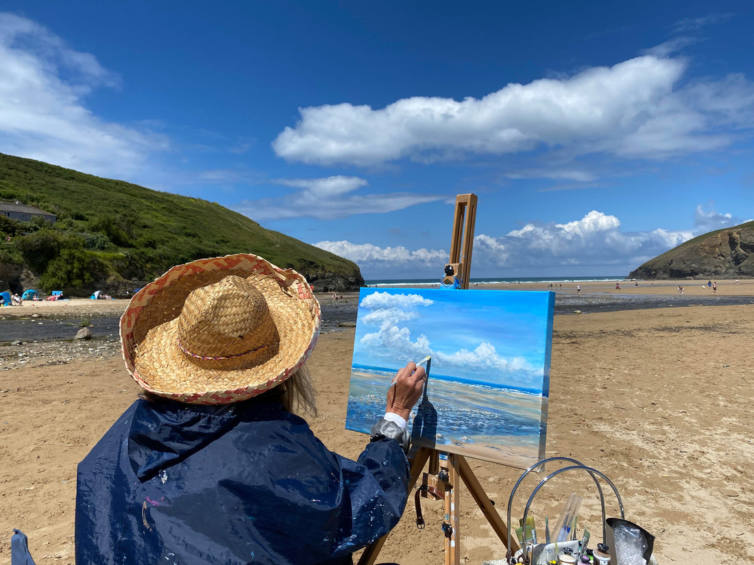 The Art Lady of Mawgan Porth…