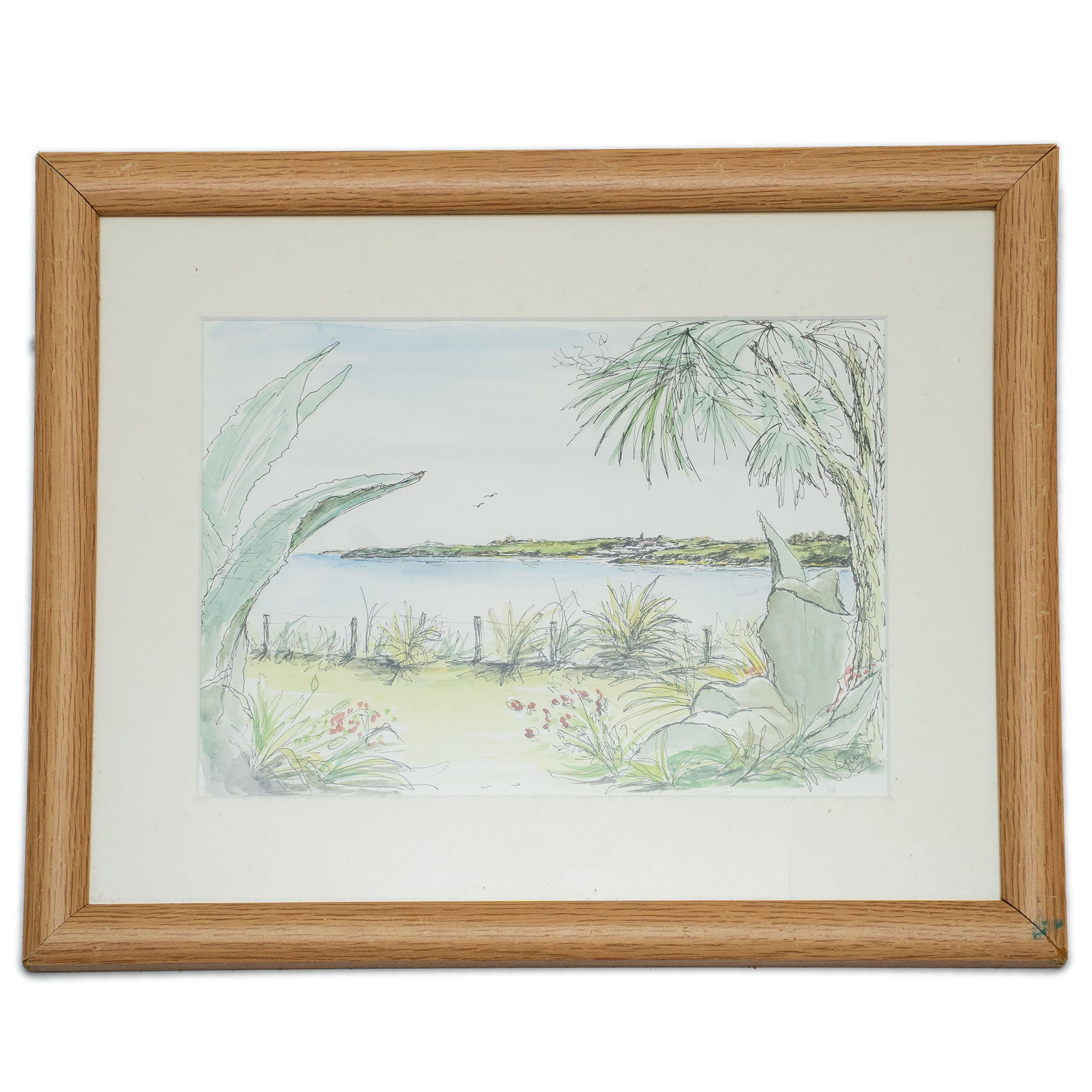 Nare Gardens - Pen and Wash - Original