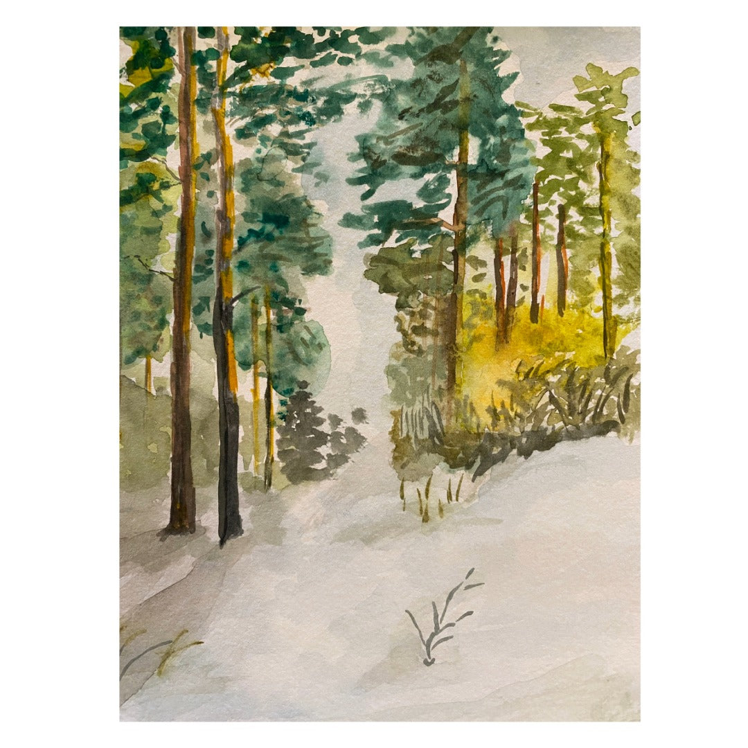 Woodland Scene by Rufus