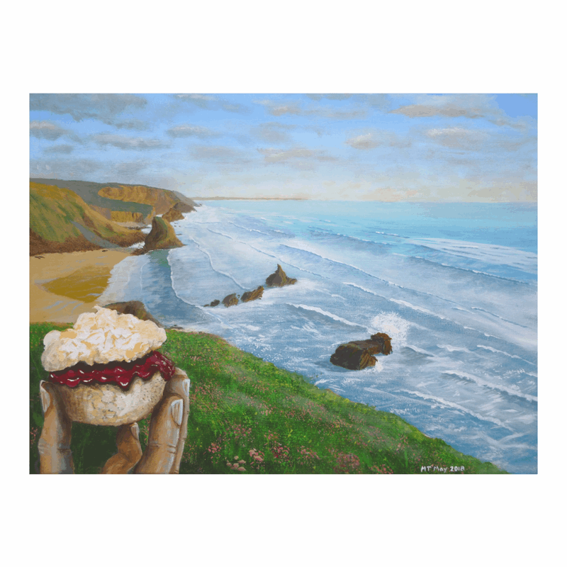 Cream of Cornwall, Bedruthan Steps | Art at the Beach | Jeanni Grant-Nelson | Mawgan Porth