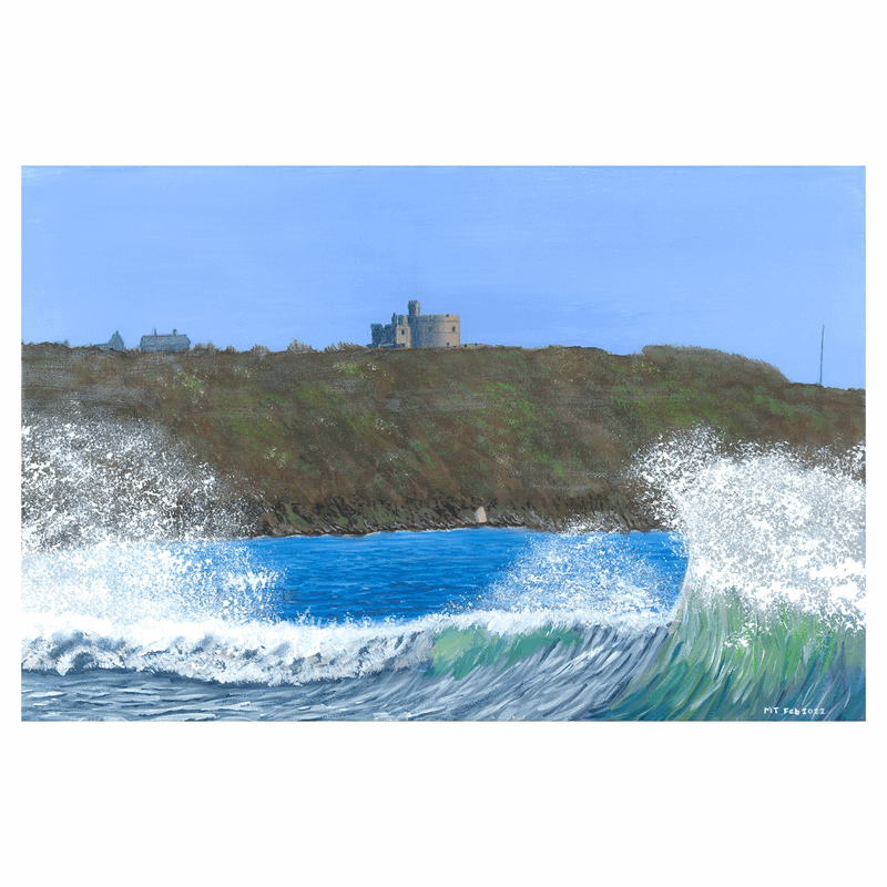 Castle Embrace - Print | Art at the Beach | Jeanni Grant-Nelson | Mawgan Porth