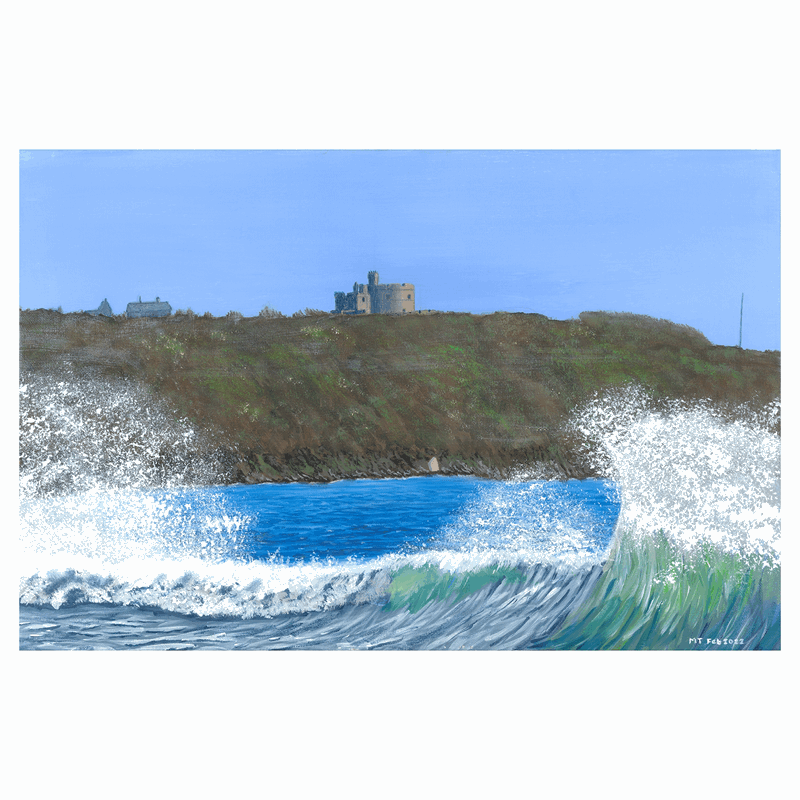Castle Embrace - Print | Art at the Beach | Jeanni Grant-Nelson | Mawgan Porth