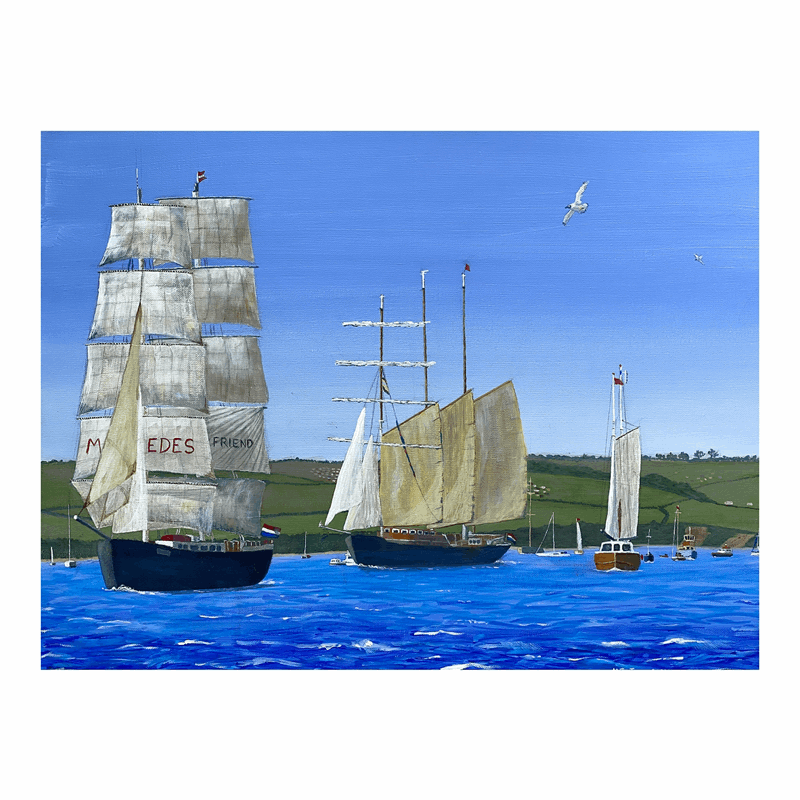 Seagoing Splendour - Print | Art at the Beach | Jeanni Grant-Nelson | Mawgan Porth