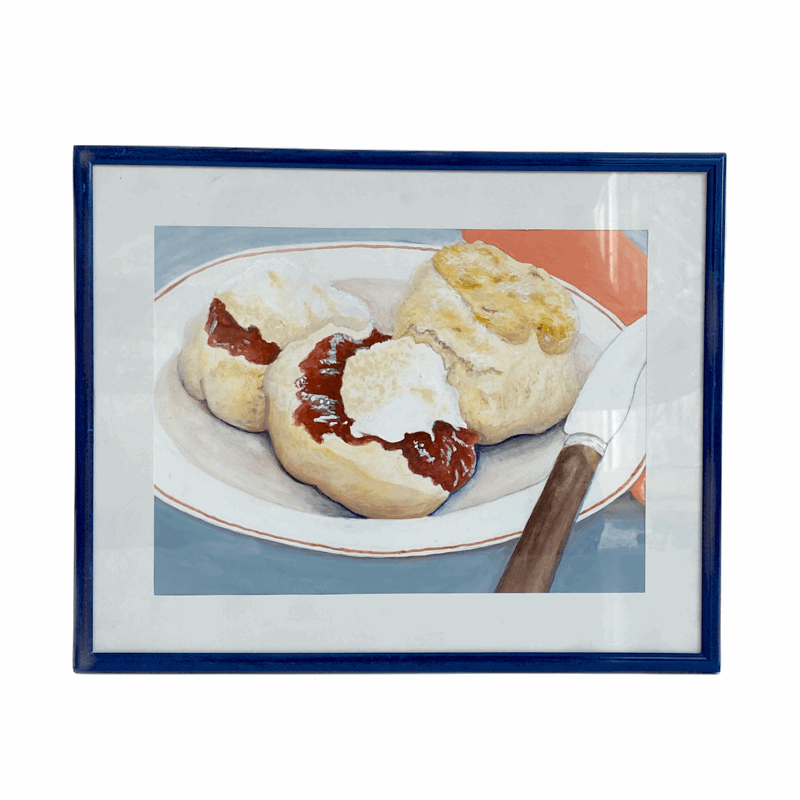 Cream Tea - Print | Art at the Beach | Jeanni Grant-Nelson | Mawgan Porth