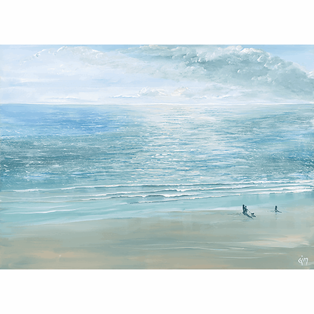 Saturday Afternoon on Carne Beach | Art at the Beach | Jeanni Grant-Nelson | Mawgan Porth