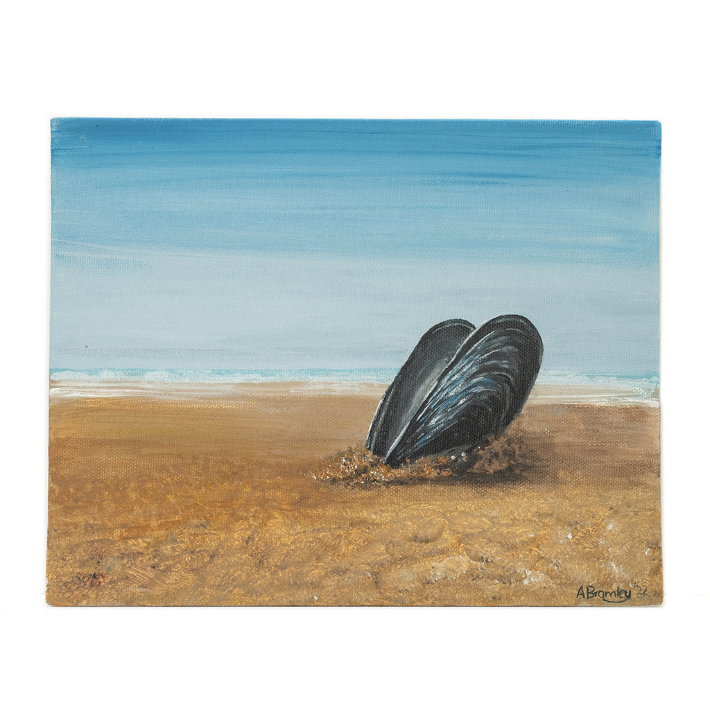 Solitary Mussel | Art at the Beach | Jeanni Grant-Nelson | Mawgan Porth